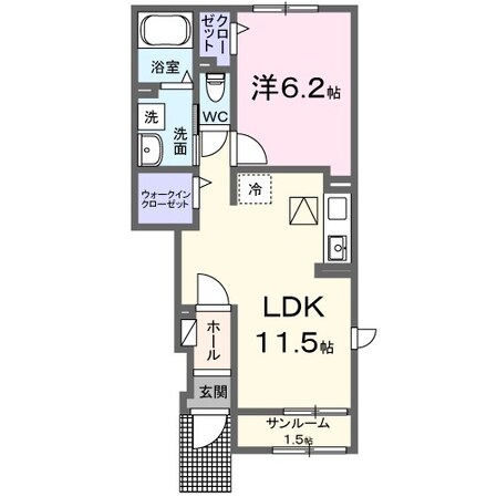 クルーレ．ケイの物件間取画像